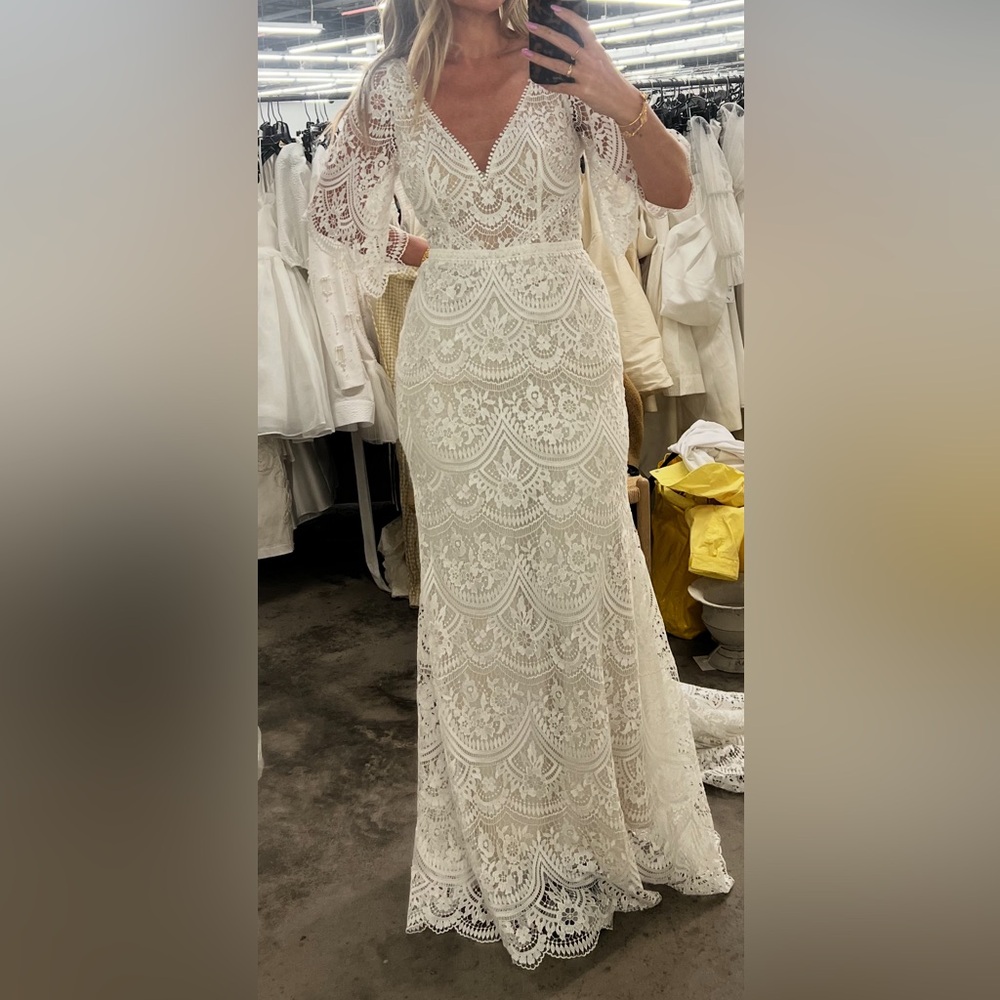 Ivory BHLDN wedding dress. New with tags.